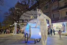 Стара Загора - коледна елха - светлини