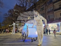 Стара Загора - коледна елха - светлини