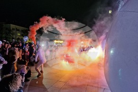 Стара Загора - коледна елха - светлини