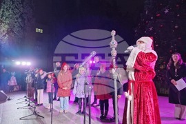 Стара Загора - коледна елха - светлини