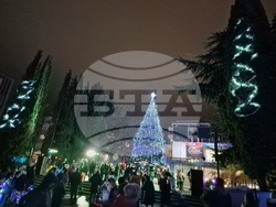 Стара Загора - коледна елха - светлини