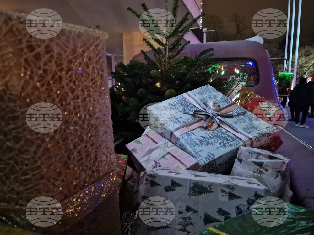 Стара Загора - коледна елха - светлини