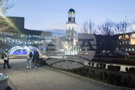 Разград - коледна елха - светлини