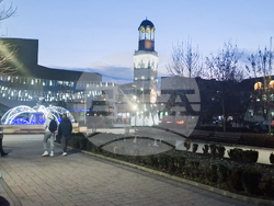 Разград - коледна елха - светлини