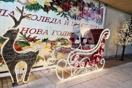 Брезник - коледна елха - запалване