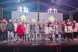 Разград - коледна елха - светлини