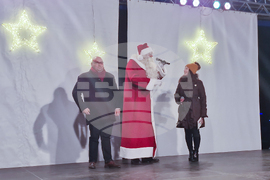 Разград - коледна елха - светлини