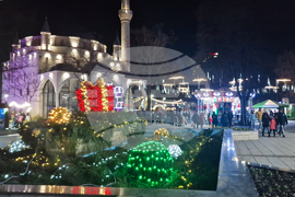 Разград - коледна елха - светлини