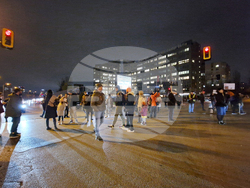 Метростанция „Жолио Кюри” - протест