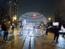 Метростанция „Жолио Кюри” - протест