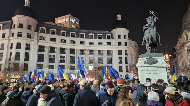 Румъния -  протест 