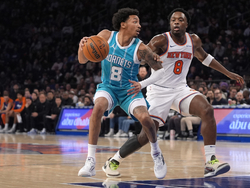 Hornets Knicks Basketball