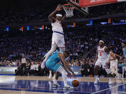 Hornets Knicks Basketball