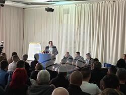 Снимка: Министерство на земеделието - Министърът на земеделието Явор Гечев откри национална среща на производители на плодове и зеленчуци в Пловдив. 