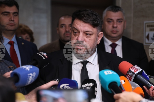 Народно събрание - кулоари - Атанас Зафиров - брифинг