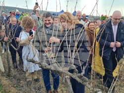 Снимка: Прессекретариат - Илияна Йотова беше гост на 30-ото издание на Празника на виното в село Илинденци