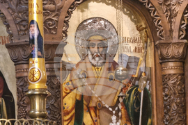 Ямбол - икона с мощи на свети Николай Чудотворец