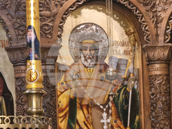 Ямбол - икона с мощи на свети Николай Чудотворец