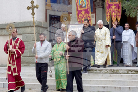 Ямбол - икона с мощи на свети Николай Чудотворец