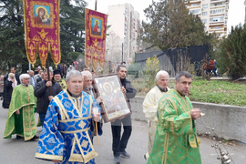 Ямбол - икона с мощи на свети Николай Чудотворец