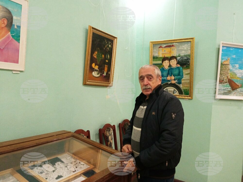 Self-taught Artist of Bulgarian Origin Presents Exhibition in Odesa