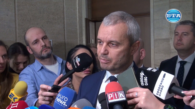 За пореден път станаха ясни всички зависимости, коментира Костадин Костадинов след избора на председател на Народното събрание