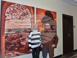 Снимка: Столична община - Стотици разгледаха изложбата Етюдите на София в сградата на Столичната община