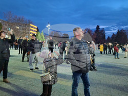 Търговище - коледна елха - светлини