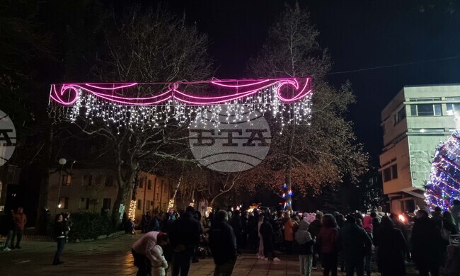 Тервел - коледни светлини