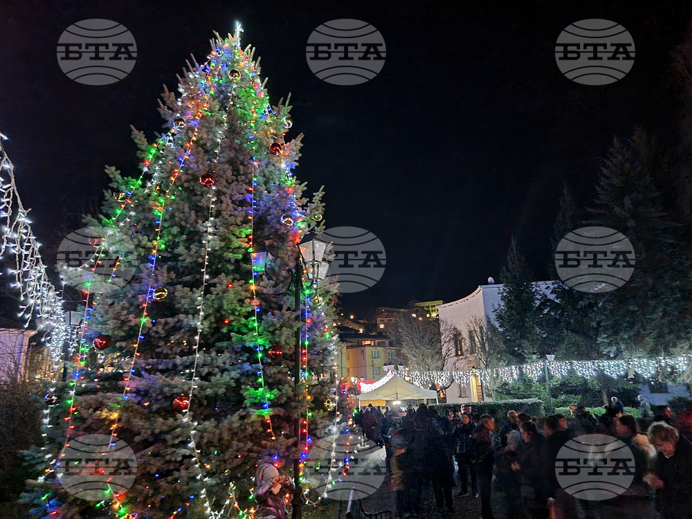 Трън - коледна елха - запалване