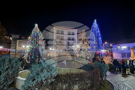 Трън - коледна елха - запалване