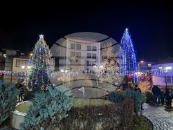 Трън - коледна елха - запалване