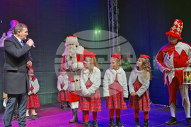  Хасково - коледно дърво - запалване на светлините