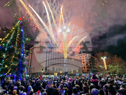  Хасково - коледно дърво - запалване на светлините