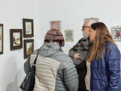 Ямбол - коледна изложба - откриване