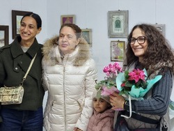 Ямбол - коледна изложба - откриване