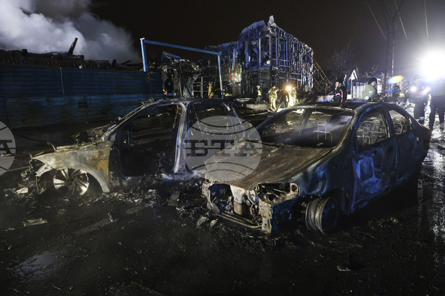 Най-малко четирима ранени при днешната руска ракетна атака в украинския град Запорожие, съобщи областният управител