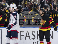 Blue Jackets Canucks Hockey