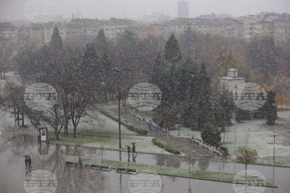 София - сняг - зима - ежедневие