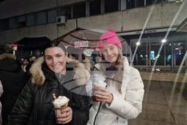 Самоков - коледен фестивал - запалване на светлините на елхата