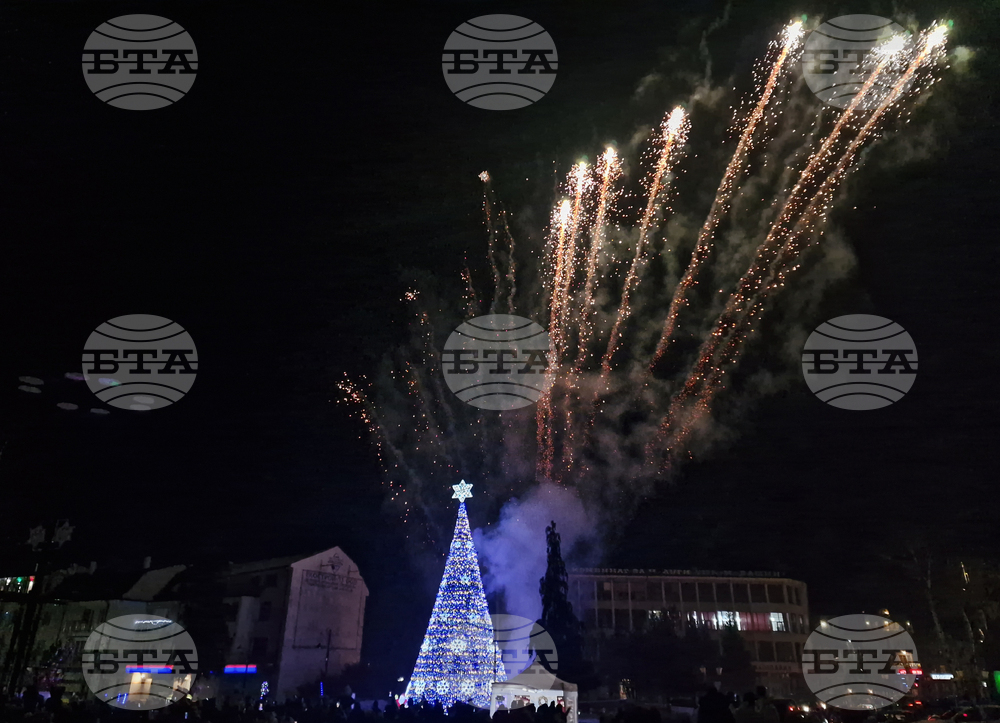 Самоков - коледен фестивал - запалване на светлините на елхата