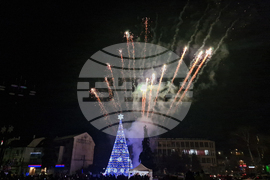 Самоков - коледен фестивал - запалване на светлините на елхата