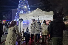 Самоков - коледен фестивал - запалване на светлините на елхата