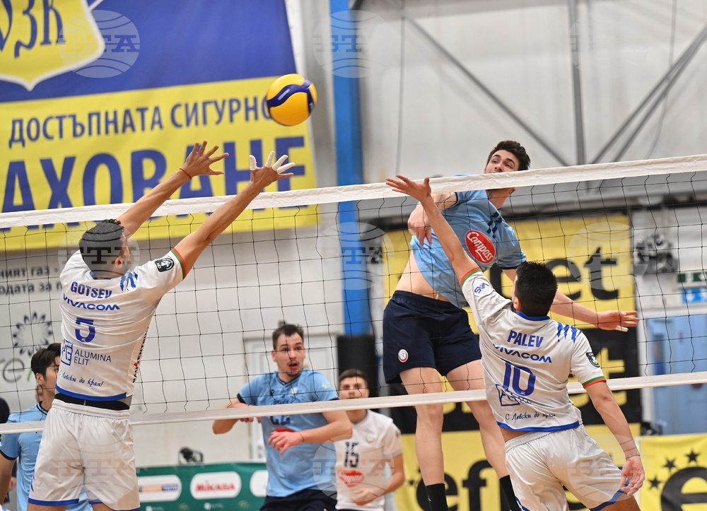 Шампионът Левски София постигна девети пореден успех в първенството по волейбол за мъже