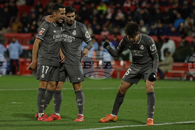 Реал Мадрид спечели убедително при гостуването на Жирона и се приближи на две точки до лидера Барселона в Ла Лига