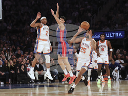 Pistons Knicks Basketball