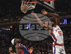 Pistons Knicks Basketball