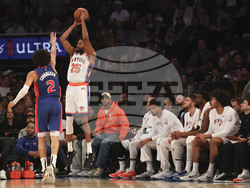 Pistons Knicks Basketball