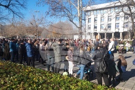 Плевен - протест - проблеми с водоснабдяването