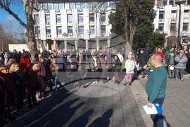 Плевен - протест - проблеми с водоснабдяването